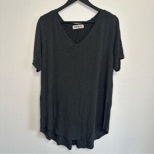 Impressions Women’s Dark Gray Tunic T-Shirt – Size 1X